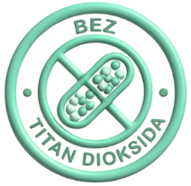 bez titan dioksida